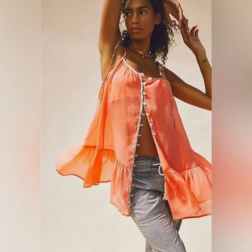 NWOT Free People Bali Sweet Nothing Slip Dress - Picture 1 of 11